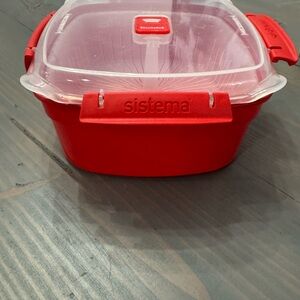 Sistema Red Food Microwave Steamer
